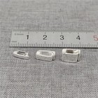 Sterling Silver Small Clasp Bails Flat Pendant Bail Jewelry Findings