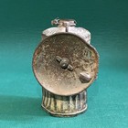 Vintage Brass Carbide Coal Miner   s Cap Helmet Lamp Light Lantern