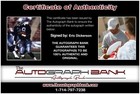 Eric Dickerson Signed Nfl Football 8x10 Photo W cert Autographed 08