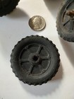 Original Vintage Toy Rubber Tires Wheels Truck Tractor 2  1 4  By 1 2   1950 s-1