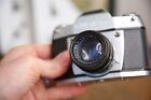 Carl Zeiss Jena Biotar 5 8cm F 2 Lens On Exakta 500 Mount Film Camera Vintage
