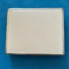 Antique Cream Enamel Roses Blue Bird In Flight Rectangle Compact Beautiful Read
