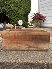 Antique  Jell-o Company Leroy  N y  Wooden Dovetail Crate   Advertising Box L  k