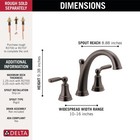 Delta Woodhurst Roman Tub Faucet Trim Venetian Bronze-certified Refurbished