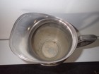 Vintage Mid Century Epns Hammered Silver Plate Water Pitcher Mm Co  