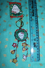 2016 Nwt Rare Sanrio Hello Kitty Christmas Holiday Keychain Keys Japan Exclusive