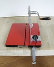 Grandma s Bread Slicer Rotina Manual Red Hand Crank   Clamp 50s 60s Vintage
