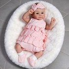 Lifelike Reborn Baby Dolls Vinyl Silicone Handmade Realistic Newborn Girl Doll