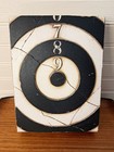 Sid Dickens Memory  Tile Block Target Retired T20 Numbers Wall Art Plaque