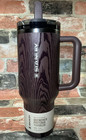 Stanley Redwood Woodgrain 40 Oz Ss Quencher Leakproof Protour Flip Straw Tumbler
