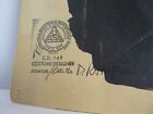 Vtg United Scenic Artists Macbeth Costume Design Signed Art Sketch Shakespeare