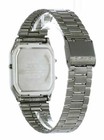 Casio Men s Vintage Ana-digi Quartz Cream Dial Stainless Steel Watch Aq230gg-9a
