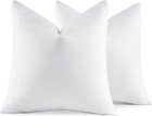 26x26 Euro Pillow Inserts set Of 2 Down Feather Throw Pillows For Couch Sofa    