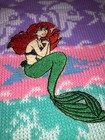 Vintage The Little Mermaid Sweater 80s 90s Youth  Ariel Disney  Size 5 6