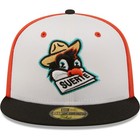 Men s New Era White black Pajaritos De Norfolk Copa De La Diversion 59fifty