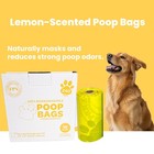 Dog Waste Poop Bags 240 Ct 16 Refill Biodegradable Roll Unscent Lemon Lavender