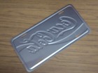 Coca Cola Embossed Metal License Plate Vintage Auto Tag Old Stock   2727
