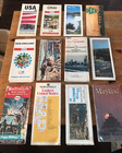 Vintage Highway Map Lot  30  States Regional Gas Station Maps Guides