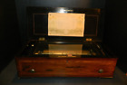 Antique Baker   Troll Harpe Harmonique Piccolo 8 Tune Cylinder Music Box Excell