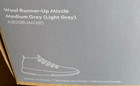 New Allbirds Wool Runner-up Mizzle Grey Shoes Lace Up Sneaker Mens Size 14