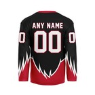 Macon Whoopee Personalized Black V-shaped Hockey Jersey