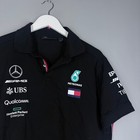 Mercedes Amg Petronas Motosport Tommy Hilfiger Team Issue Polo Shirt Xl Black