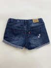 Levi   s Shorts Girls 12 Regular Denim Jeans Embroidered Flowers Shorty