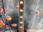Vintage J200 Style Jumbo Acoustic Guitar Solid Top Flower Inlay Pickguard