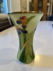 Vtg Pique A Jour  Bill Yes Iris Enameled Cloisonn    5    Vase Japan