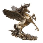 11 Inch Rearing Pegasus Statue Fantasy Magic Collectible Greek Flying Horse