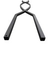 Ascension Stair Parts  T85  Iron Balusters  Double Helix  44  X 1 2  Square