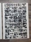 Two 1964 Beatles Hard Days Night Cards Sheet Uncut 55 Card Set B w 28 x20 5 
