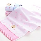 Cotton Soft Cartoon Babies Bathing Towel Newborn  Feeding Wet Wipe Cloth Towel 