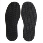 1pair Black Rubber Stick On Soles Anti-slip Grip Flat Shoe Repair No Adhesive Us