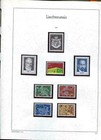 Liechtenstein 1968 - 1989 Collection In Leuchtturm Preprinted Album