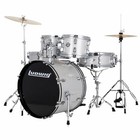 Ludwig Lc190 Accent Fuse 5-piece Complete Drum Set  Silver Sparkle