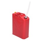 20l Metal Gas Can Red     Steel Fuel Container With Spout For Gasoline   Diesel