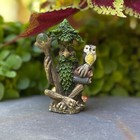 Fairy Garden Miniature Tree Wizard  Tree Face Miniature Figurine  Wise Book Tree