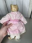 Vintage Ceramic Cat Doll Dress Apron Folk Art Cat Lover
