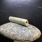 Ancient Pre Columbian Jade Tube Pendant Combine Shipping  607