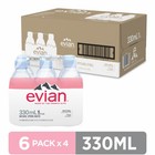 Evian Natural Spring Water  330 11 2 Fl Oz  pack Of 24   Water