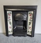 Antique Victorian Cast Iron Tiled Fireplace - Fully Restored -uk Delivery  f442 