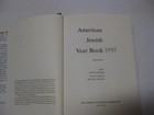 1997 American Jewish Year Book Record Of Events English Judaica Americana