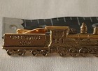 Vintage T51 Train Engine Railroad Steam Locomotive Greenville Car  Tie Clip Bar