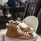 Vtg 90s Converse All Star Made In Usa Rust Orange Brown Terracotta Hi No Box