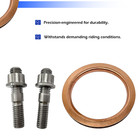 Titanium Head Pipe Exhaust Bolt Gasket Kit Fit For Yamaha Yz400f Yz426f Yz450f