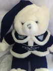  Dan Dee Christmas Holiday White Blue Snowflake Keepsake Teddy Bear 2000 Plush  