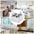 4 Hole Stainless Steel Spoon Container Flatware Holder Storage Box Kitchen Usa 