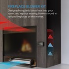 Airblaze T12  Universal Fireplace Blower Fan 12  Lennox  Hearth Glo  Majestic