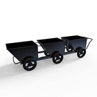 Metal Antique Nam-keen Train Trolley Multicolor